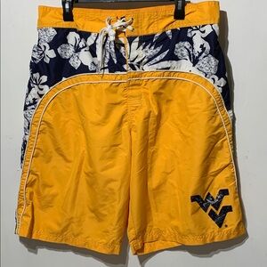 GIII Sports by Carl Bank Swimwear XXL West Virginia Mountaineers M Board Shorts